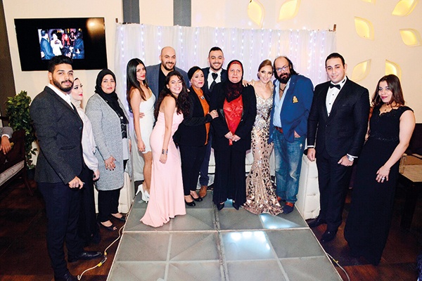 طلعت زكريا يحتفل بخطوبة ابنته