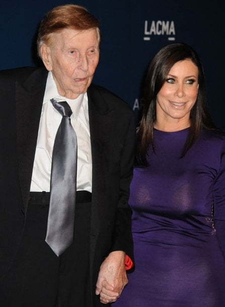 Sumner Redstone and Sydney Holland