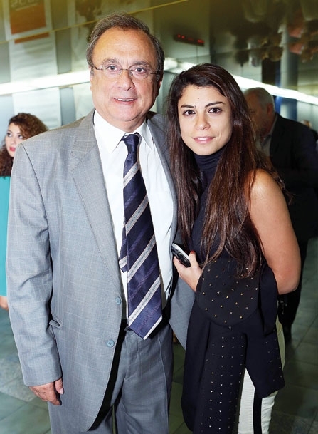 المخرجة صونيا حبيب ووالدها أنطوان حبيب