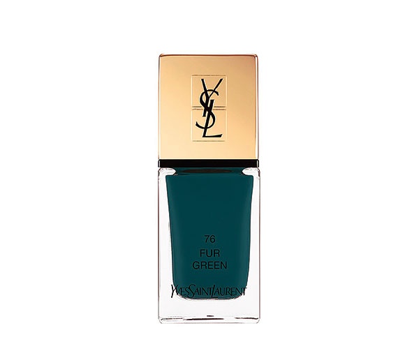 أخضر أنيق Yves Saint Laurent Fall Scandal La Laque Couture in Fur Green no.76 