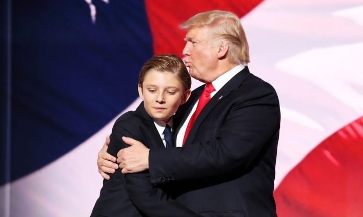 بعد ابنته الحسناء.. معلومات تكشف للمرة الاولى عن ابن دونالد ترامب الصغير!