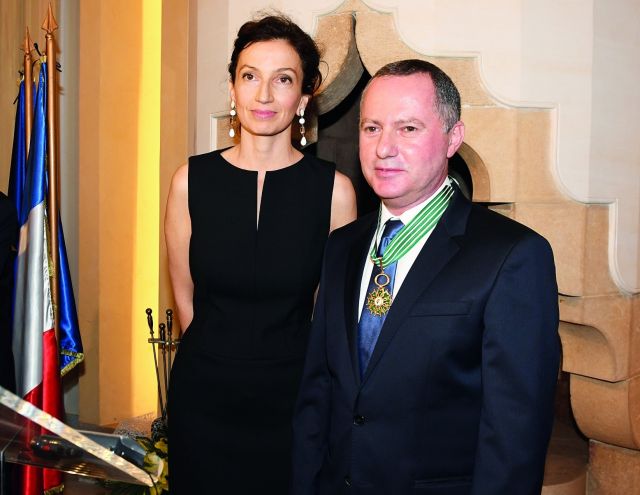 أودري أزولاي وروني عريجي