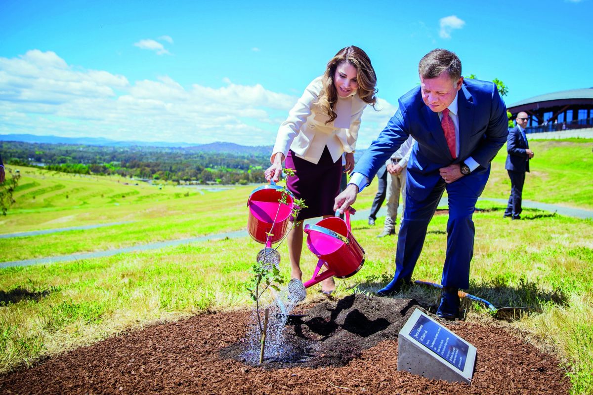 الملك عبدالله والملكة رانيا في زيارة رسمية إلى أستراليا