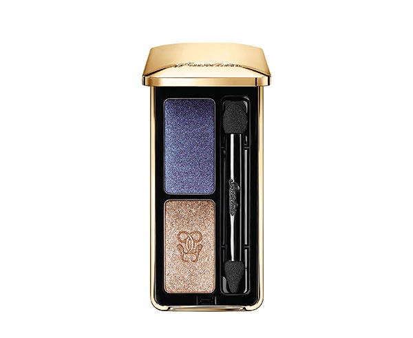  متوهجّة Guerlain Ecrin Shalimar Precious Eyeshadows in Gold and Sapphire 