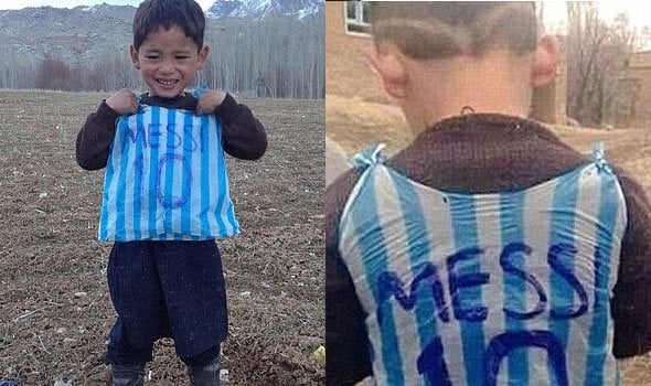 فيديو مؤثر - الطفل صاحب القميص البلاستيكي يحقّق حلمه ويقابل ميسي.. شاهدوا فرحته