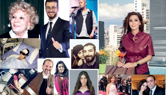 الوسط الفني 2016... شائعات وقضايا وأزمات صحية