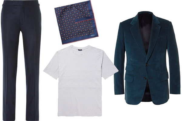 GucciPocket Square - Kingsman - Lanvin t-shirt - TOM FORD pants
