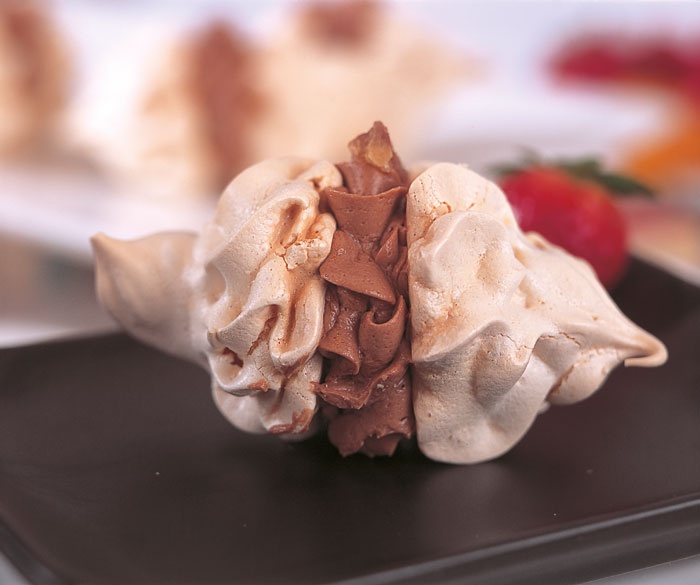 صدف المرانغ مع  قشدة الكستناء