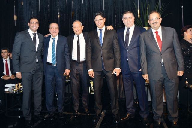 هاني نجيب ووليد العيسوي وأحمد أبو هشيمة ونجيب ساويرس ومحمد الأمين ويحيى سامح
