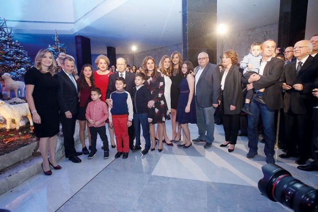 عائلة رئيس الجمهورية اللبناني ميشال عون