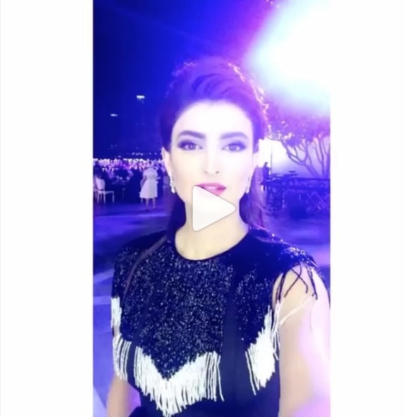 بالفيديو - شاهدوا اطلالات لجين عمران ومهيرة عبد العزيز وعلا الفارس في زفاف بلقيس فتحي