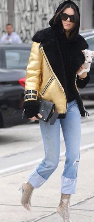 Kendall Jenner spotted out in LA wearing an Acne Studios coat