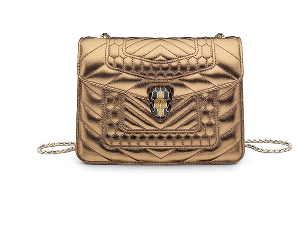 Bvlgari حقائب جلدية بتأثير معدني