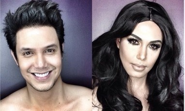 بالصور - شاب يتحول الى كيم كارداشيان وبيونسيه.. إليكم ماذا فعل؟