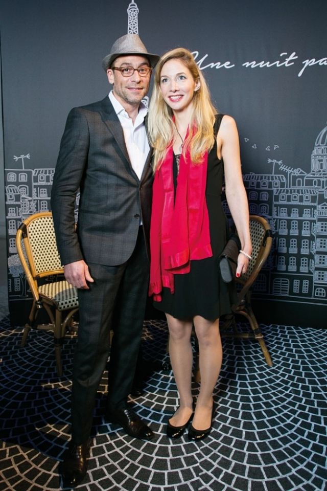 كريستيان موريل مع احدى الضيفات