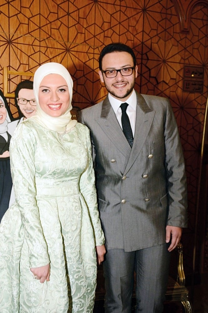 عمرو الليثي يحتفل بعقد قران ابنته