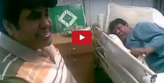 بالفيديو - شعبان عبد الرحيم في المستشفى.. وأحمد عدوية يغنّي له