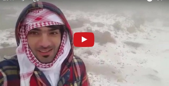 بالفيديو - ثلوج في الإمارات!