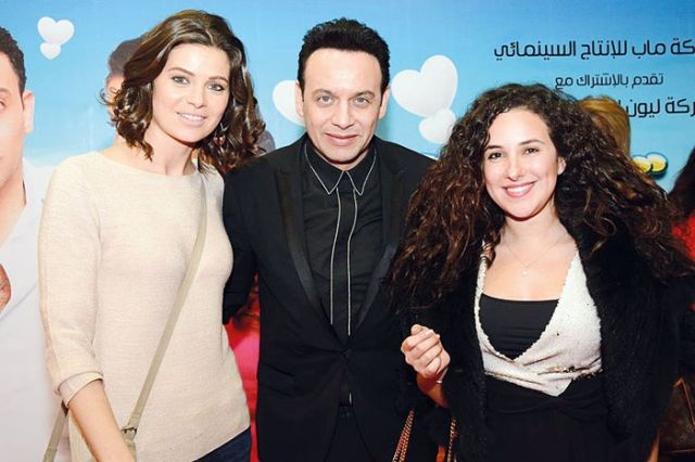 مصطفى قمر يتوسط شيري عادل ويسرا اللوزي