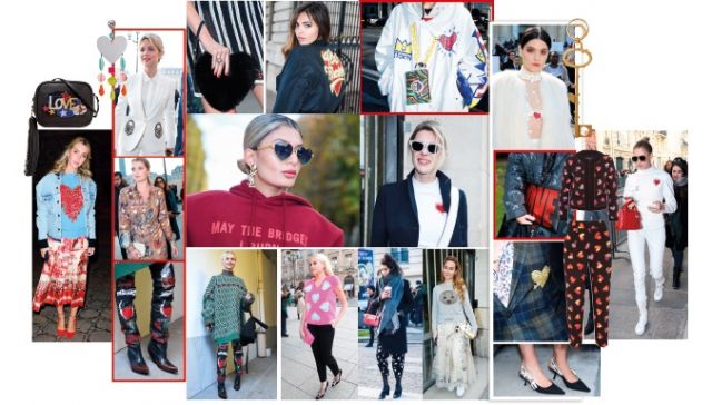 أزياء نابضة بالقلوب... قلبي ومفتاحه