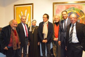 وسط محبيه وتلاميذه: الاحتفال بعيد ميلاده جورج البهجوري الـ85