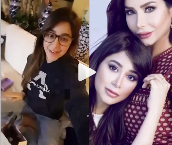 بالفيديو - آسيل عمران تحصل على هدية 