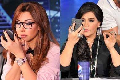 فيديو من كواليس اراب آيدول - أحلام تنتقد ملابس نانسي.. والأخيرة تردّ!!