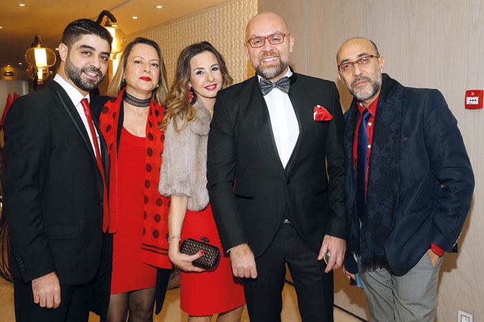 عشاء «موريكس دور» Murex D’or بألوان العلم اللبناني