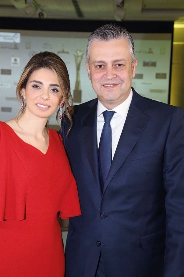 هادي حبيش وزوجته