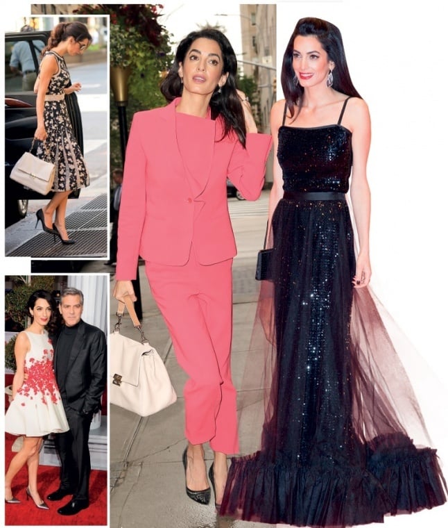 أزياء أمل علم الدين كلوني التي منحتها السلطة والأناقة