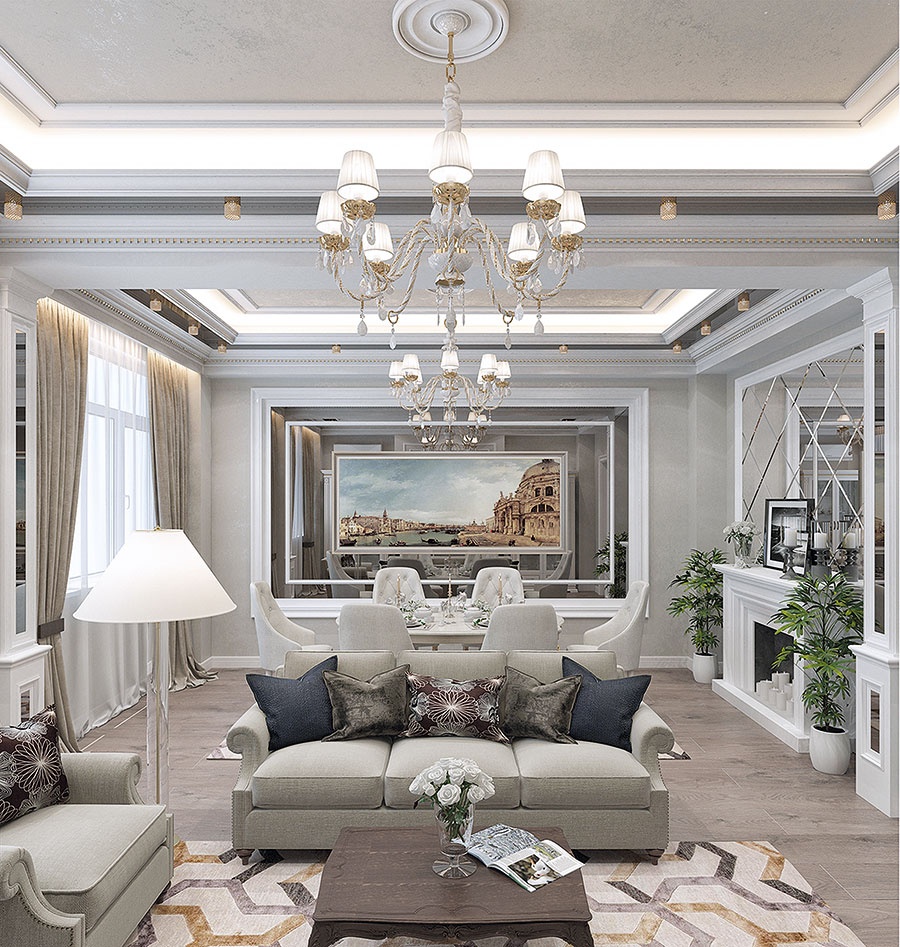 مسكن تنبض فيه الكلاسيكية بالحياة والعصرية والابتكار