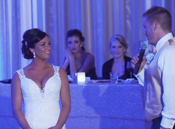 فاجأ عروسه خلال حفل الزفاف وقال لها أمام الحضور: سنصبح عائلة من 3 أفراد.. فكانت الصدمة