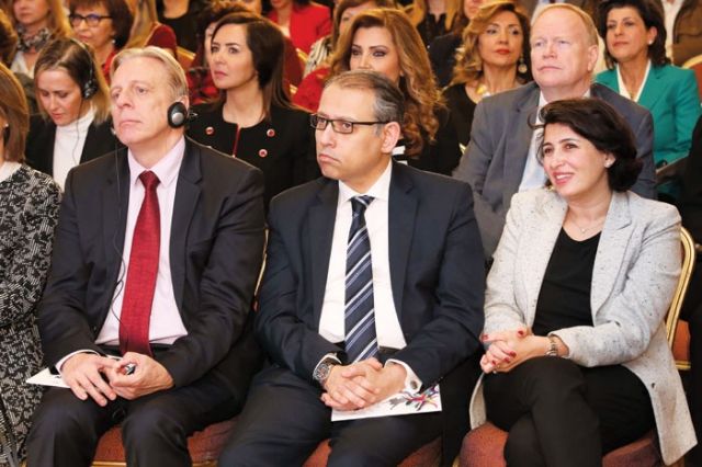 السفير المصري وزوجته وسفير بلجيكا