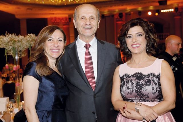 هدى شديد ومروان شربل ولارا زلعوم