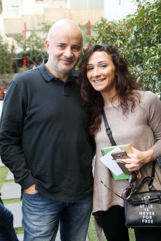 الزميلان كارولين بزي وعمار عبد ربه