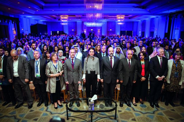 الملكة رانيا تفتتح ملتقى مهارات المعلمين 2017: «تفكيك تركيب»