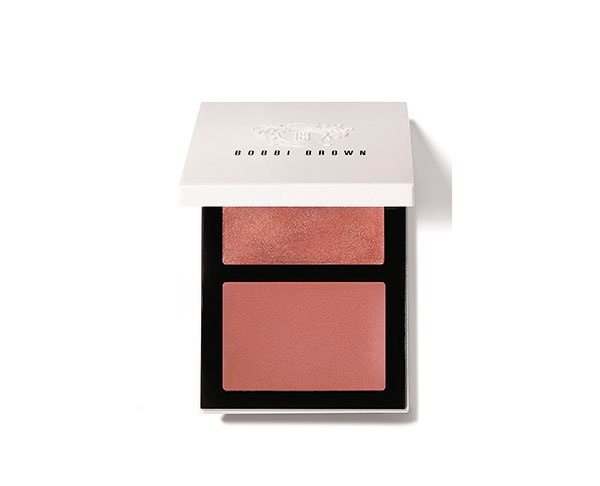 دفء صحراوي Bobbi Brown Cheek Glow Palette in Bare Cream Desert Rose