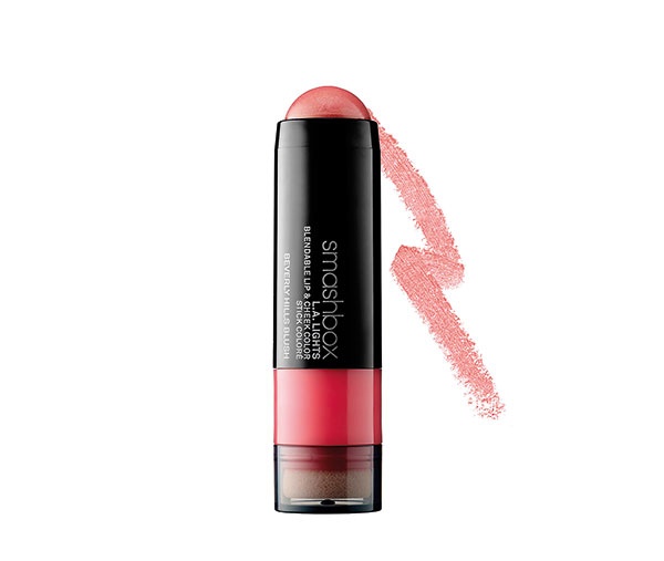 بريق ذهبيّ Smashbox L.A. Lights Lip & Cheek Color in Peachy Pink with Golden Shimmer