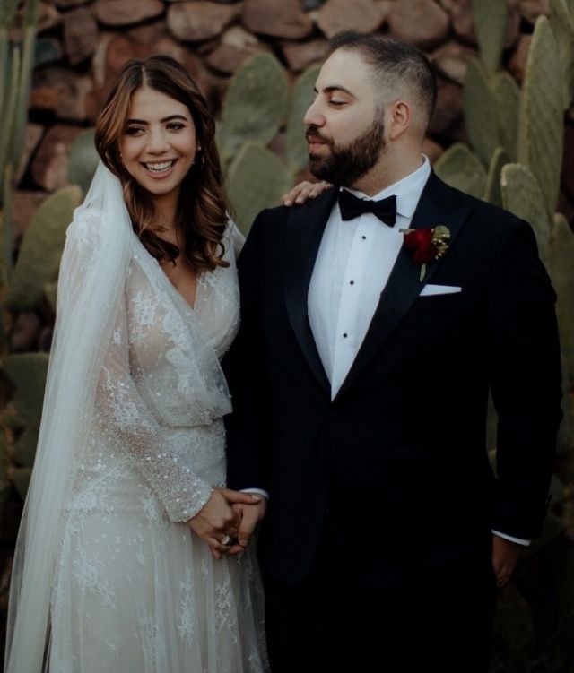 عارضة الأزياء اللبنانية ريم كنج في حفل زفاف أسطوري