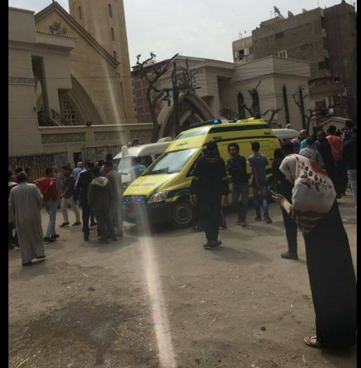 عاجل بالفيديو والصور (+18) - انفجار قنبلة في كنيسة مصرية ووقوع وفيات وإصابات