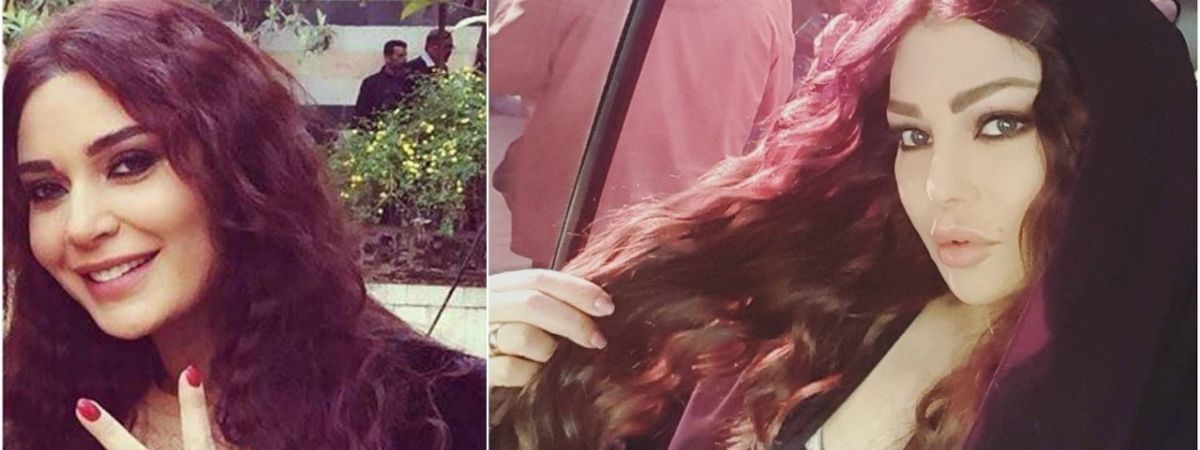 بالصور - نجمة سورية تنضم الى اطلالة الشعر المجعد بعد هيفاء وهبي وسيرين عبد النور!