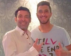 بالصورة - نجل سعد الصغير يتعرض لحادث بسيارته الفارهة!