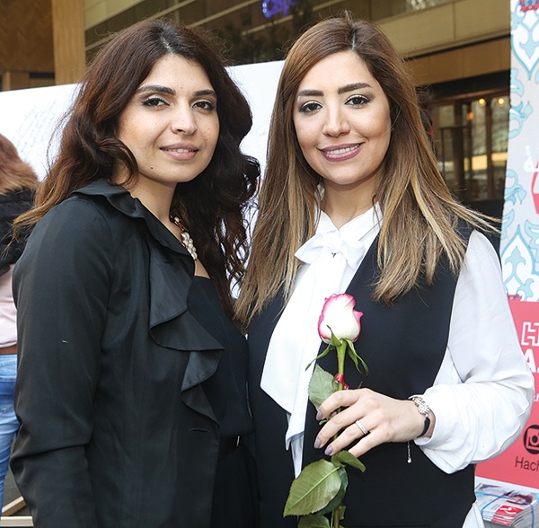 سارة عبدو وحنين الأحمر