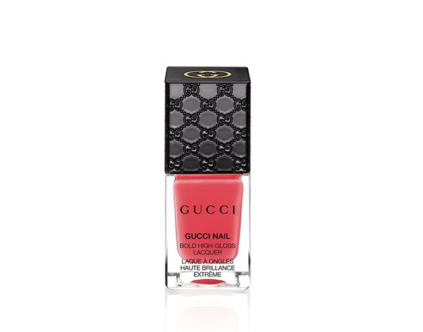 Gucci Nail Bold High-Gloss Lacquer in Crushed Coral