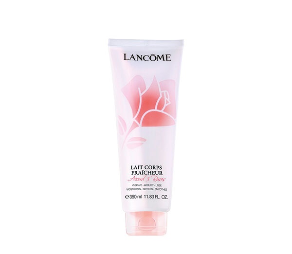 ملطّف Lancôme Lait Corps Fraicheur Accord 3 Roses Moisturizes Softens Smoothes