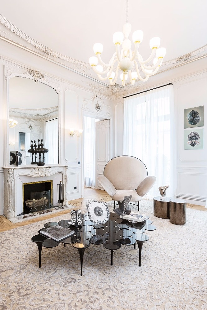 شقة في «المثلث الذهبي» في باريس: أجواء مخملية ورفاهية مطلقة!