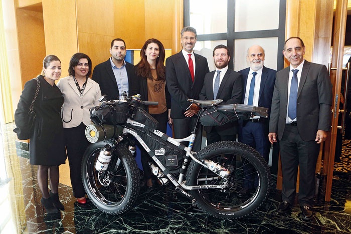 المغامر اللبناني مكسيم شعيا في تكريم جديد