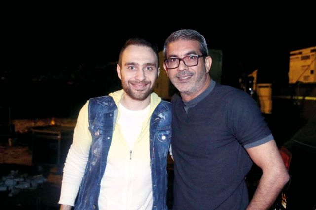 حسام حبيب وياسر خليل مدير أعمال شيرين
