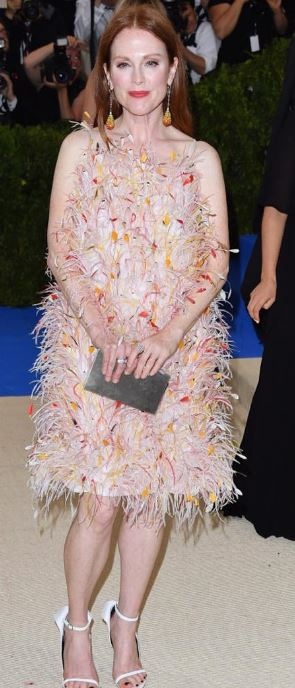 Julianne Moore wearing Calvin Klein