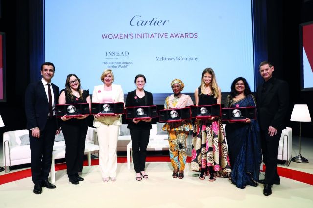 إعلان الفائزات بجوائز كارتييه Cartier للمبادرات النسائية 2017